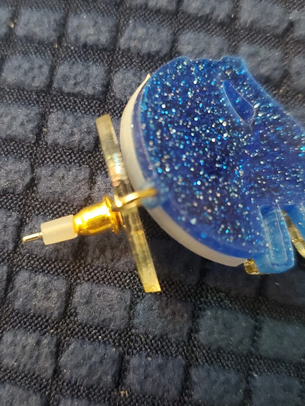 **SALE** Blue Football Helmet Earrings